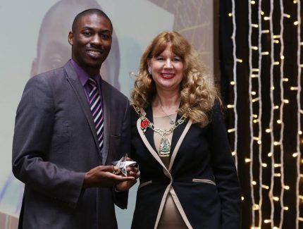 award with mayor